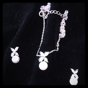 925 Silver Necklace and Earring Set